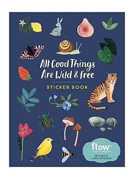 Workman Publishing All Good Things are Wild & Free Sticker Book
