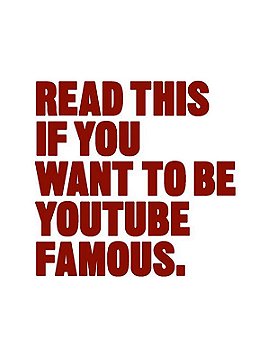 Laurence King Read This if You Want to Be YouTube Famous