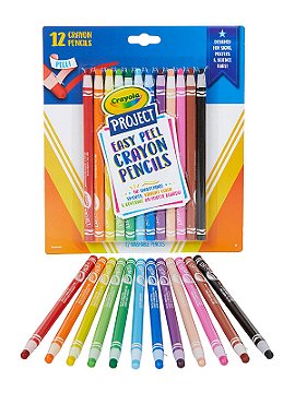 Crayola Project Easy-Peel Crayon Pencils