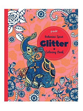 Andrews McMeel Publishing Posh Glitter Coloring Book