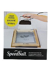 Speedball Screen Printing Kit with Ink, Squeegee, Frame, and UV Light