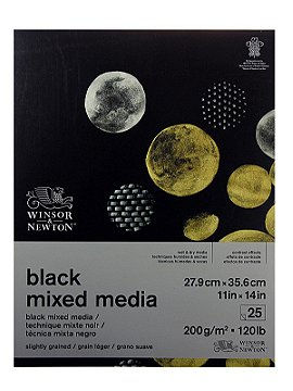 Winsor & Newton Mixed Media Black Pads