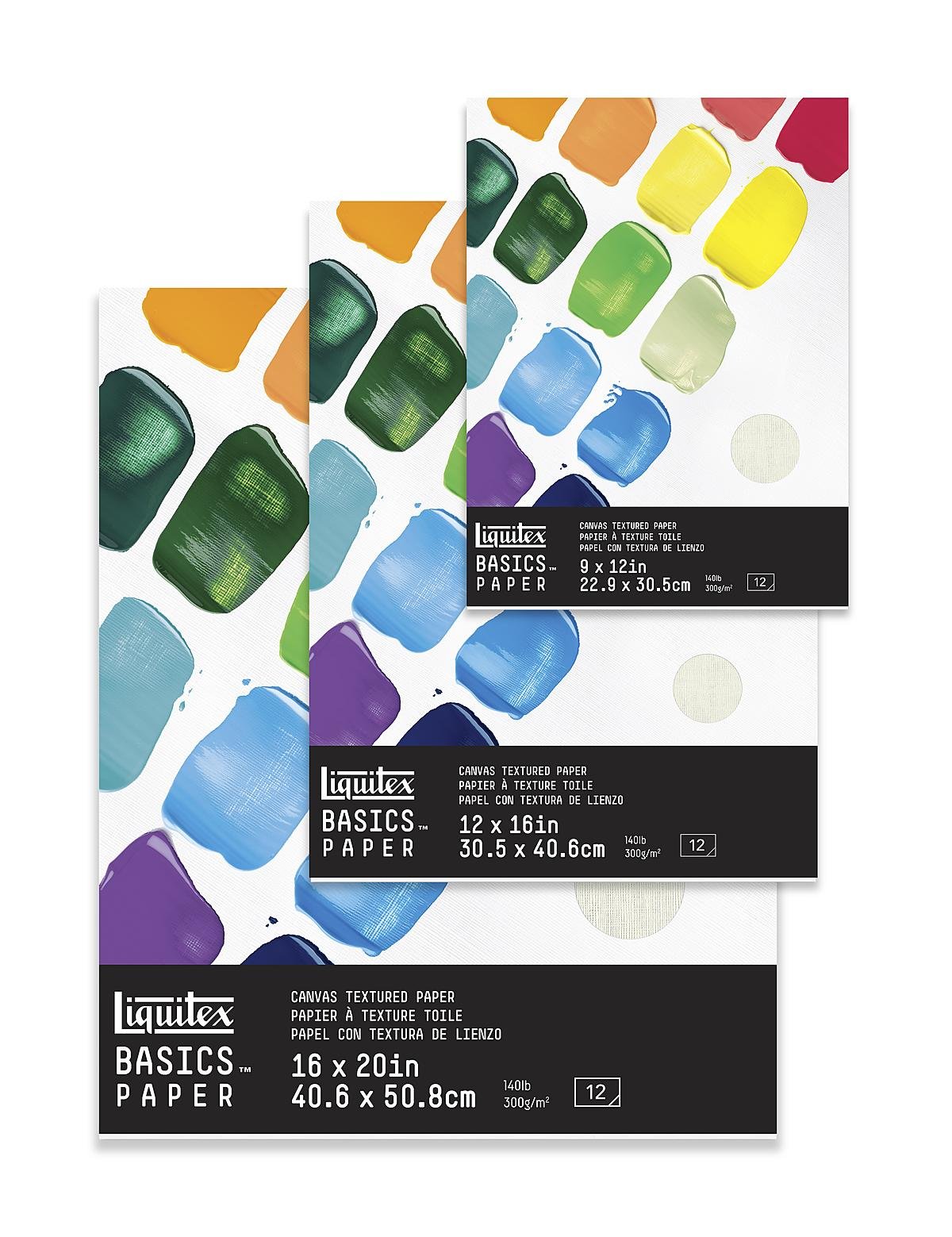 Liquitex Basics Acrylic Canvas Textured Paper Pads