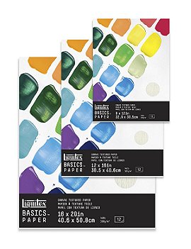Liquitex BASICS Acrylic Canvas Textured Paper Pads