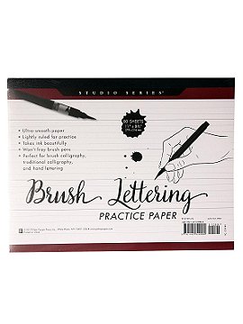 Peter Pauper Brush Lettering Practice Paper