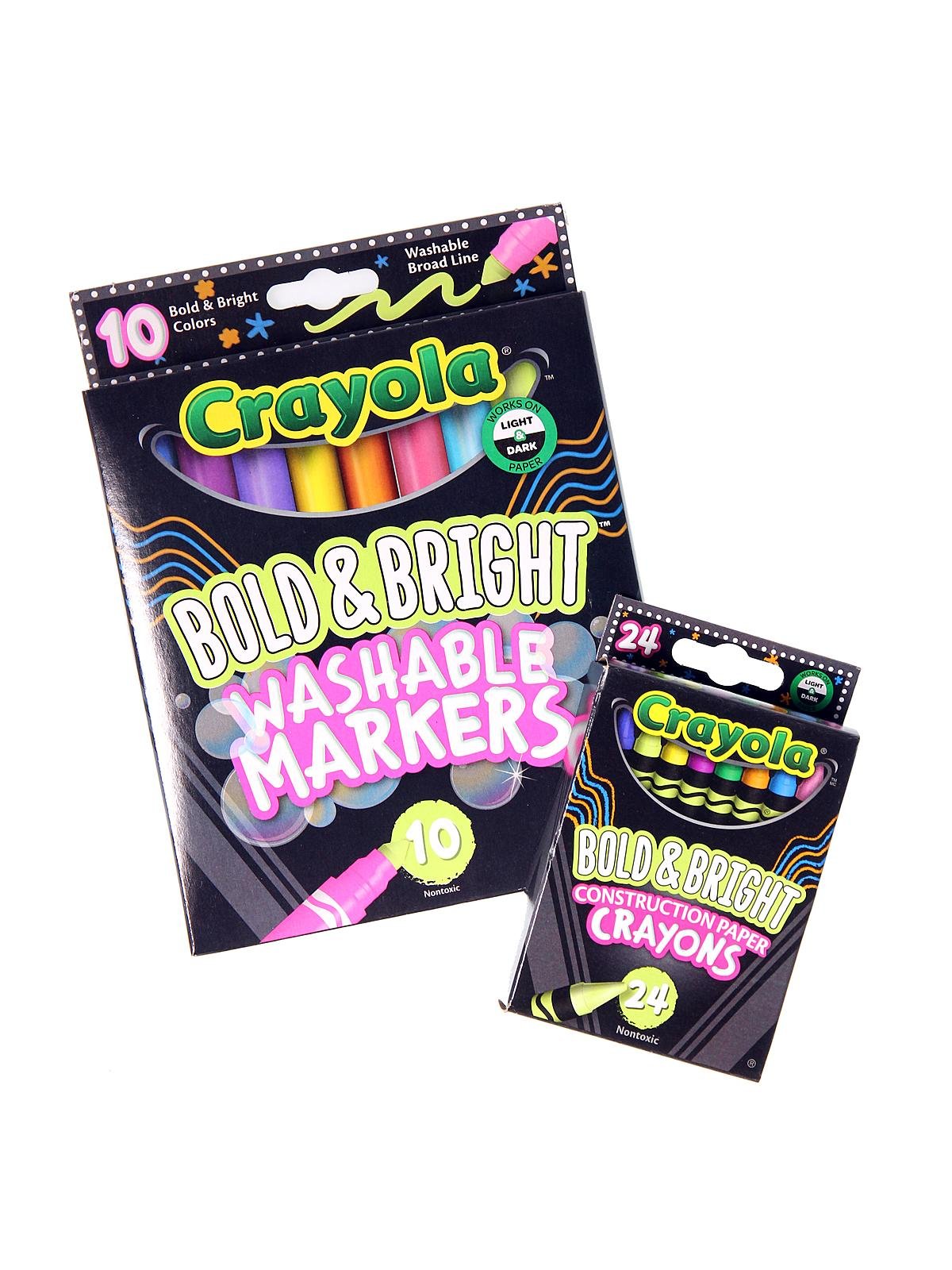 Crayola Washable Paint Brush Pens Paint Is In The Brush -5 Bright
