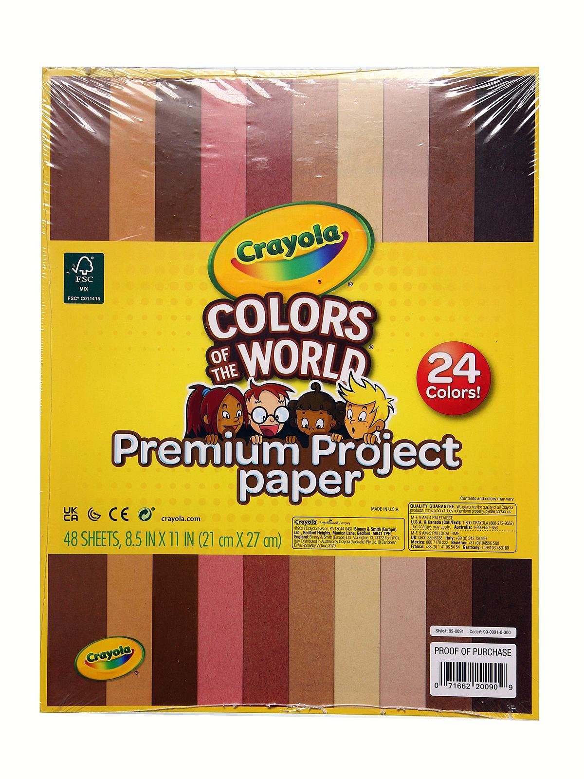 Crayola Colors Of The World Premium Project Paper