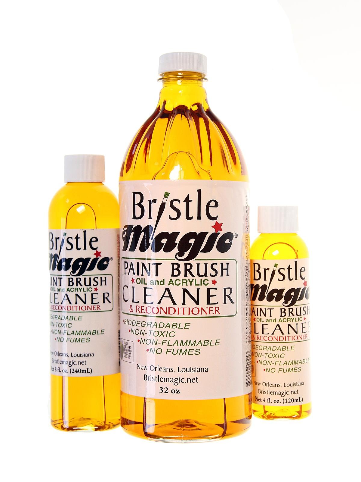 Bristle Magic Artist Brush Cleaner and Conditioner 8oz Bottle