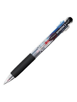 Tombow Reporter 3-Color Retractable Ballpoint Pen