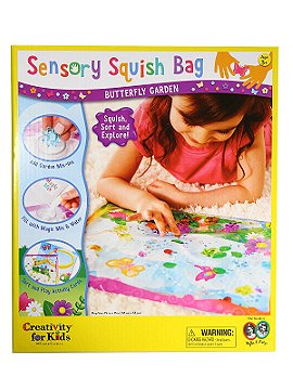 Creativity For Kids Sensory Squish Bag Butterfly Garden