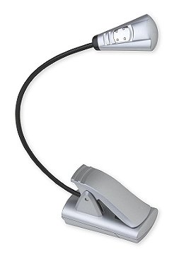 Carson Optical FlexNeck™ Adjustable Clip-on Gooseneck Bright LED Book Light