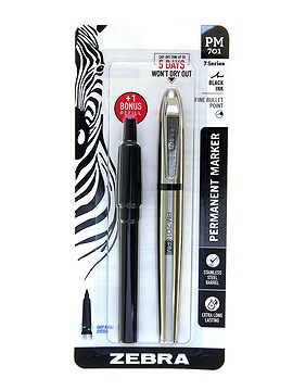 Zebra Pens Steel Series Permanent Marker