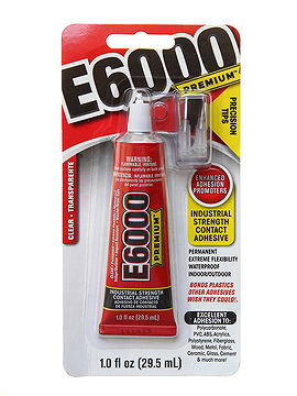 Eclectic Products E6000 Clear Premium Adhesive with Precision Tips