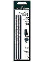 Faber-Castell Pitt Natural Willow Charcoal Pencil Set