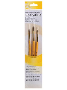 Princeton Real Value Series Yellow Handle Brush Sets