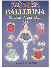 Dover Glitter Ballerina Sticker Paper Doll