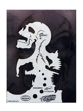 Artool Skull Master Freehand Airbrush Templates by Craig Fraser