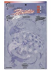Artool Patriotica Eagle One Freehand Airbrush Template by Craig Fraser