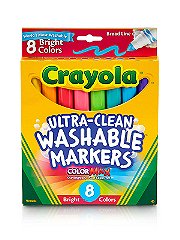 Crayola Bright Colors Ultra-Clean Washable Markers