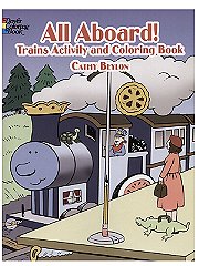 Dover All Aboard!: Trains Activity and Coloring Book