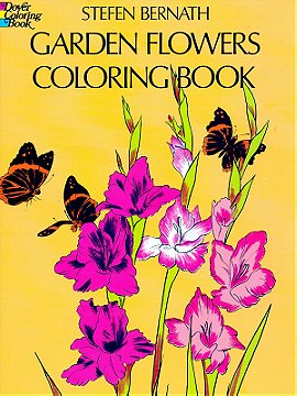 Dover Garden Flowers Coloring Book