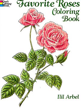 Dover Favorite Roses Coloring Book