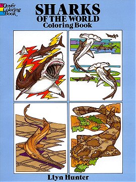 Dover Sharks of the World Coloring Book