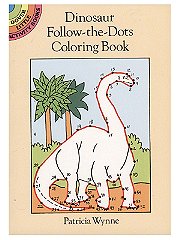 Dover Dinosaur Follow-The-Dots Coloring Book