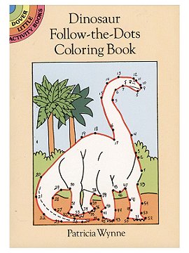 Dover Dinosaur Follow-The-Dots Coloring Book