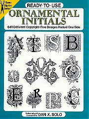 Dover Ready-To-Use Ornamental Initials