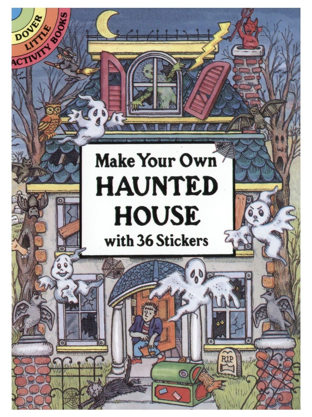 Dover Make Your Own Haunted House With 36 Stickers
