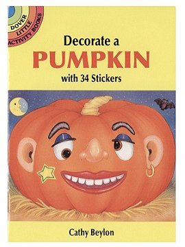 Dover Decorate a Pumpkin with 34 Stickers