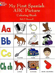 Dover My First Spanish ABC Picture Coloring Book