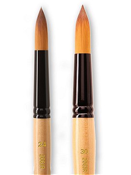 Dynasty Black Gold Series Synthetic Brushes JUMBO Round
