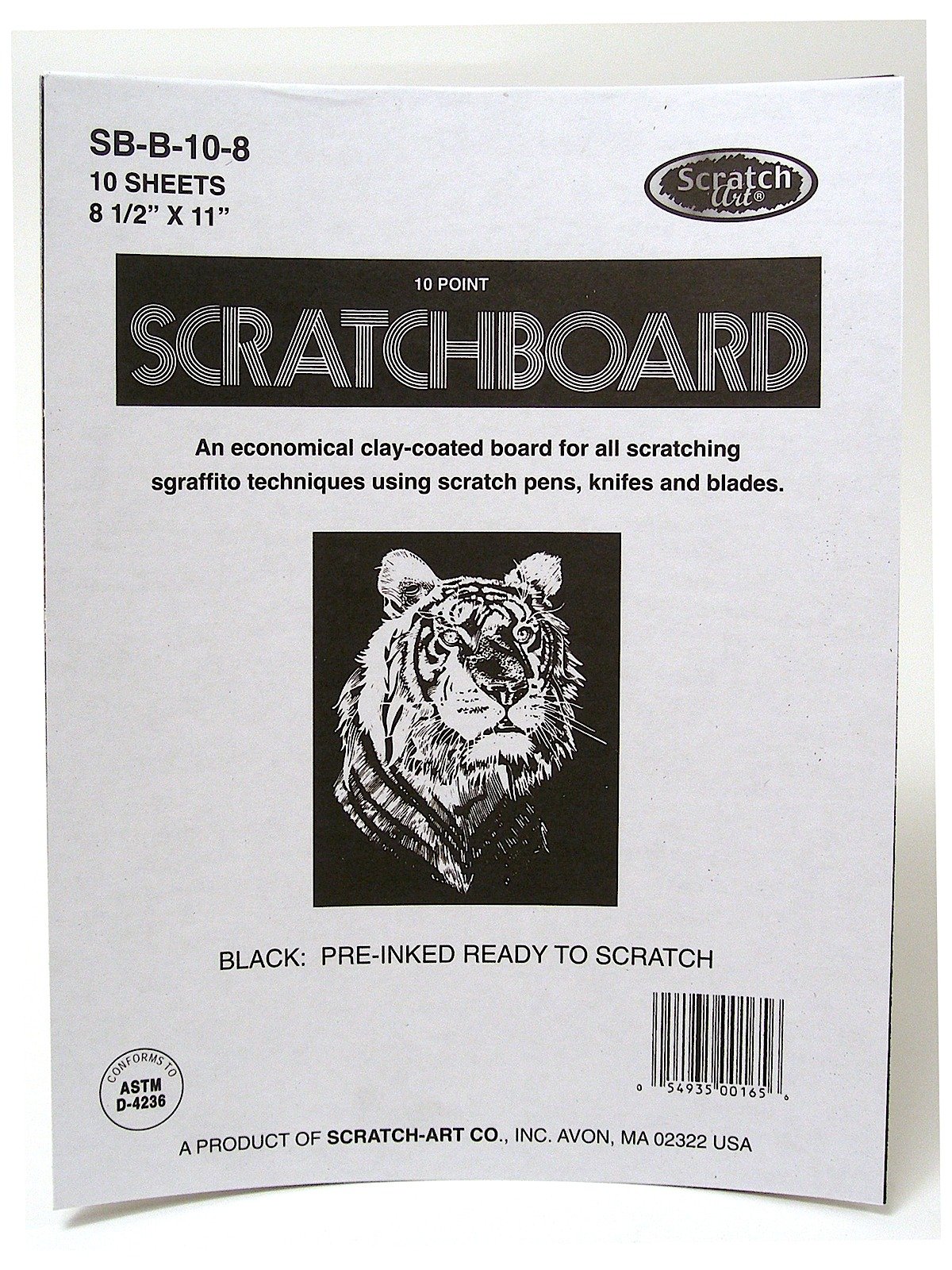 Scratch Art Black Coated Scratchboards