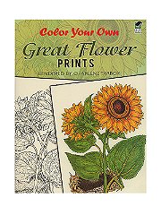 Dover Color Your Own Great Flower Prints