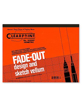 Clearprint Fade-Out Design and Sketch Vellum - Isometric