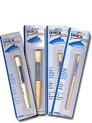 Silver Brush Series 1821S Stencil Hog Bristle Brush