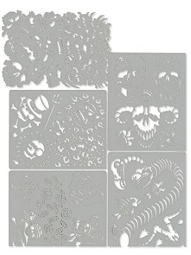 Artool Curse of Skullmaster Mini Series Airbrush Templates