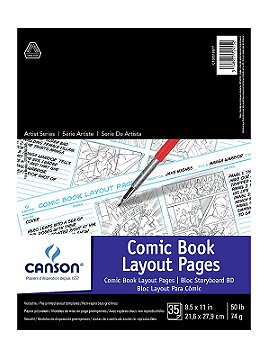 Canson Fanboy Comic book layout pages
