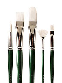 Princeton Series 6100 Summit White Synthetic Long Handle Brushes