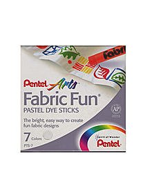 Pentel Pastel Fabric Fun Crayons