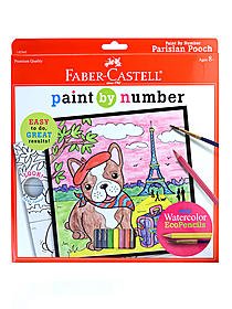 Faber-Castell Paint by Number with Watercolor Pencils Kits