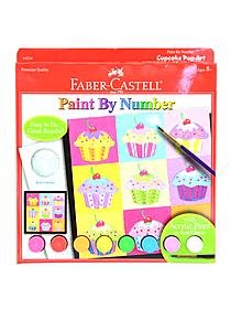 Faber-Castell Paint by Number Cupcake Pop-Art