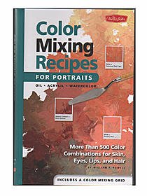 Walter Foster Color Mixing Recipes for Portraits Book