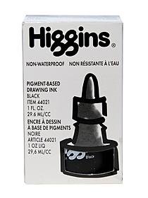 Higgins Non-Waterproof Black Ink