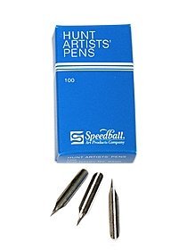 Speedball Hunt Artists' Pen Nibs--Artist No. 100