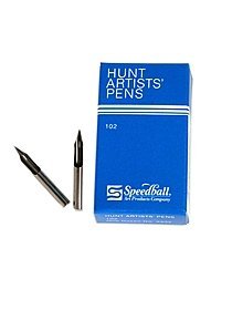 Speedball Hunt Artists' Pen Nibs--Crow Quill No. 102
