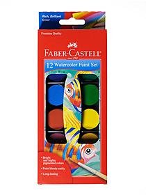 Faber-Castell Watercolor Cakes Paint Set