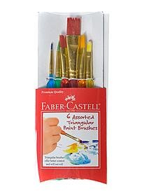 Faber-Castell Assorted Triangular Paint Brushes